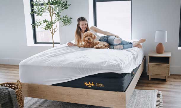 Luxury Mattress for sex. Rated second best mattress online. The Nolah mattress is pressure relief and Has excellent motion isolation with nearly zero motion transfer.